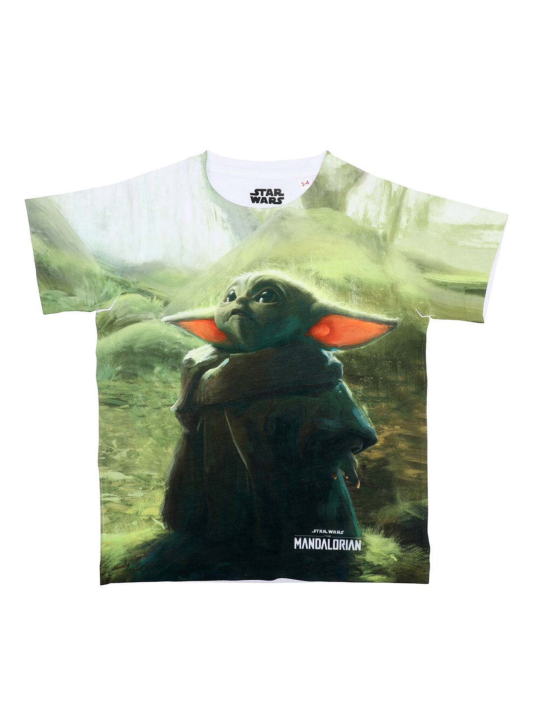 

Star Wars by Wear Your Mind Boys Olive Green Printed T-shirt