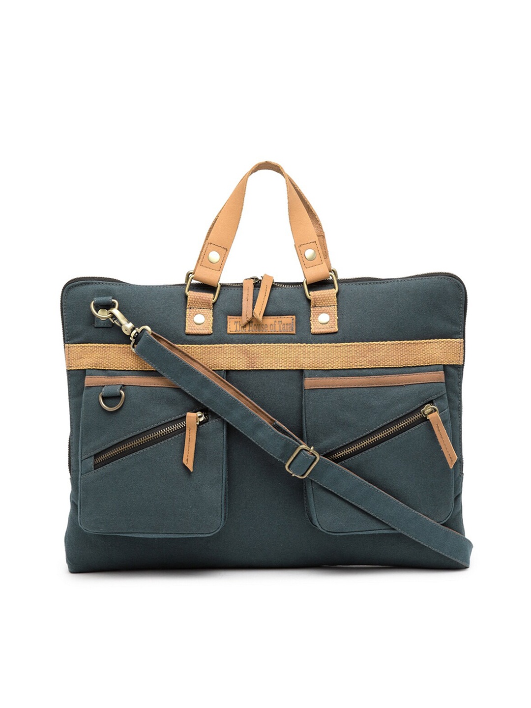 

The House of Tara Unisex Navy Blue Laptop Bag