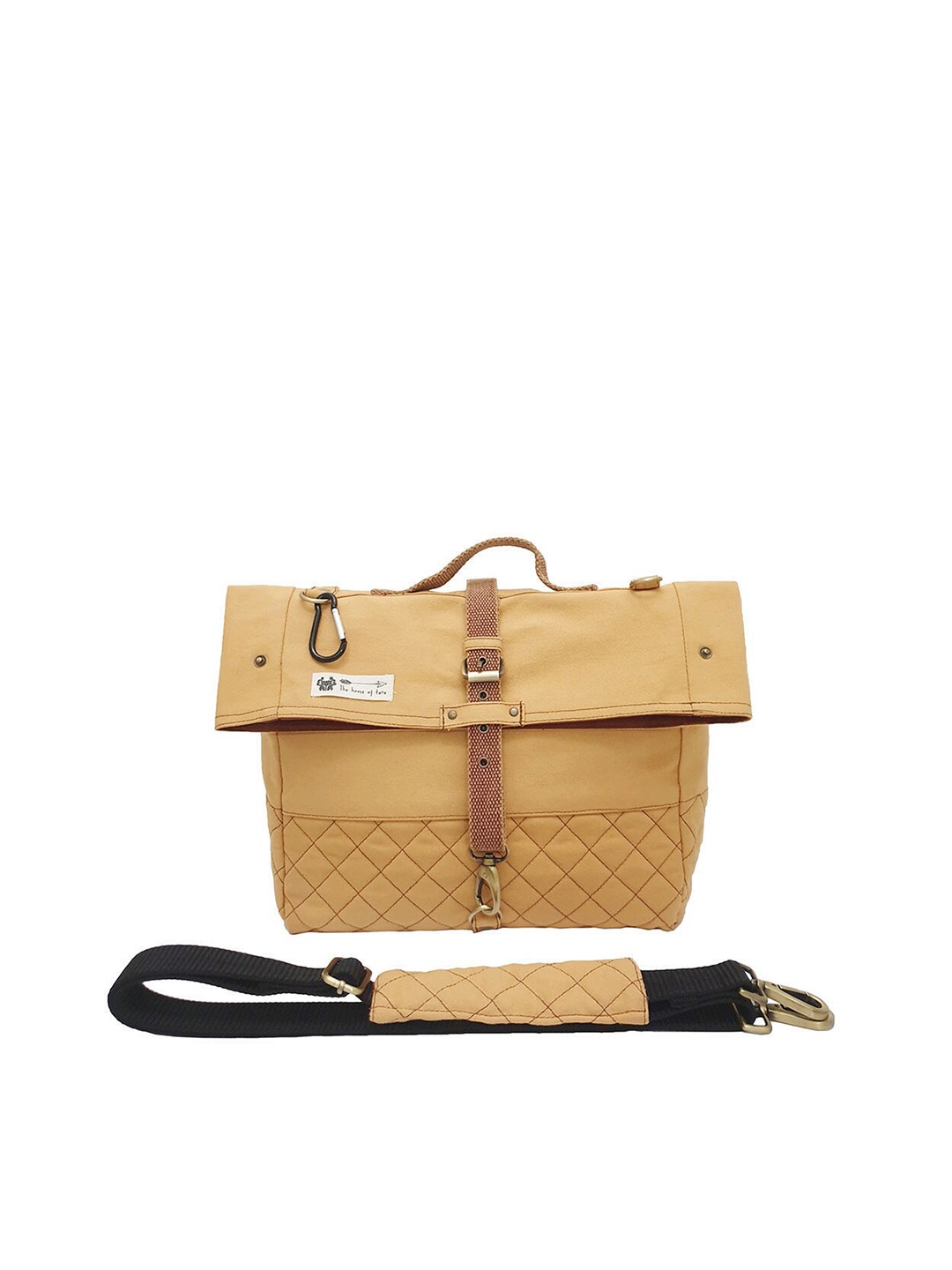 

The House of Tara Unisex Beige Messenger Bag