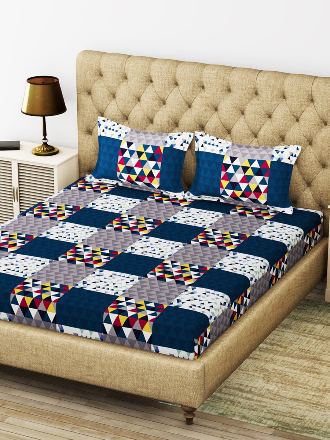 

BIANCA Unisex Blue Geometric