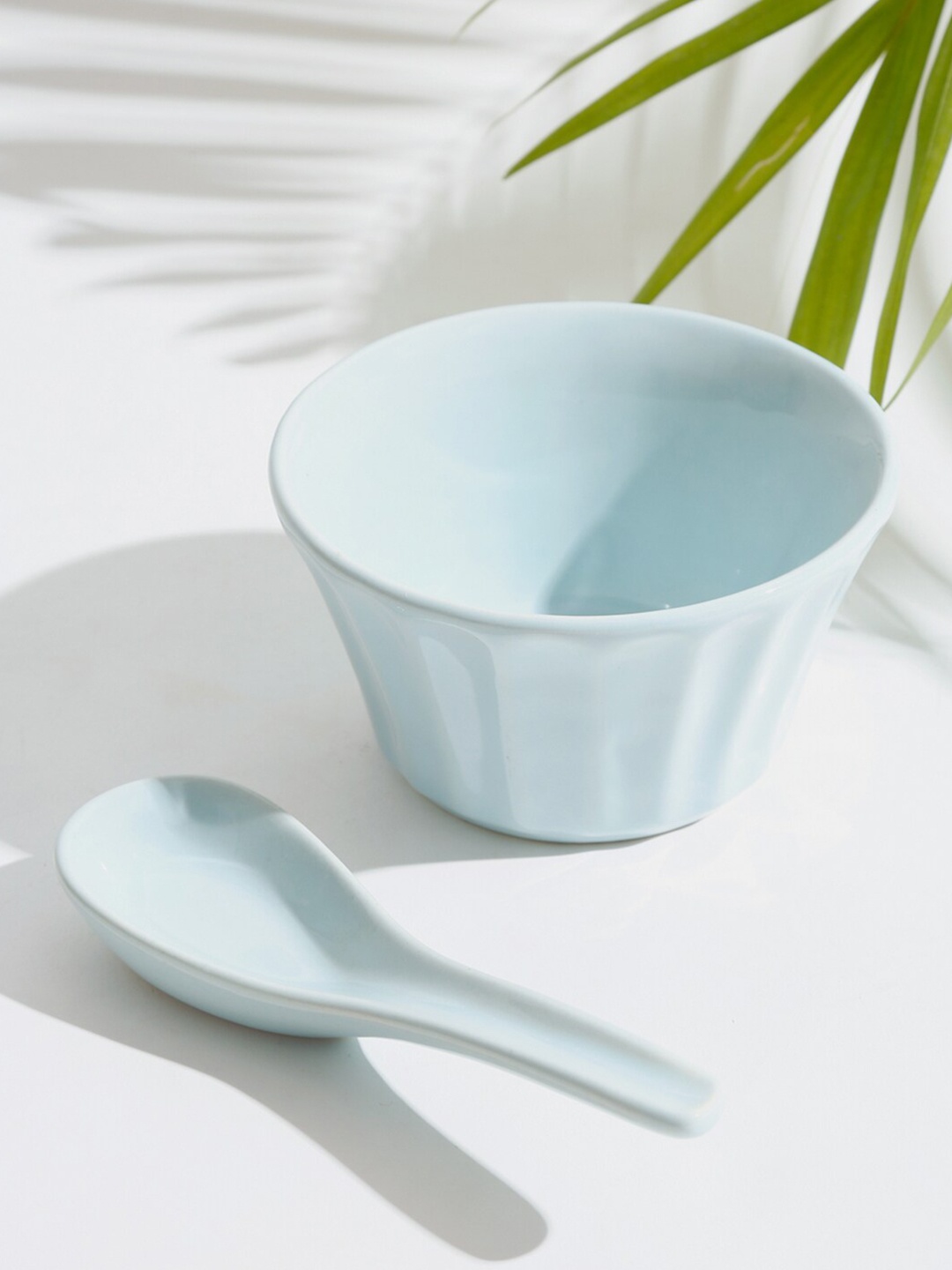 

Fabindia Blue 1 Pieces Textured Ceramic Glossy Bowls