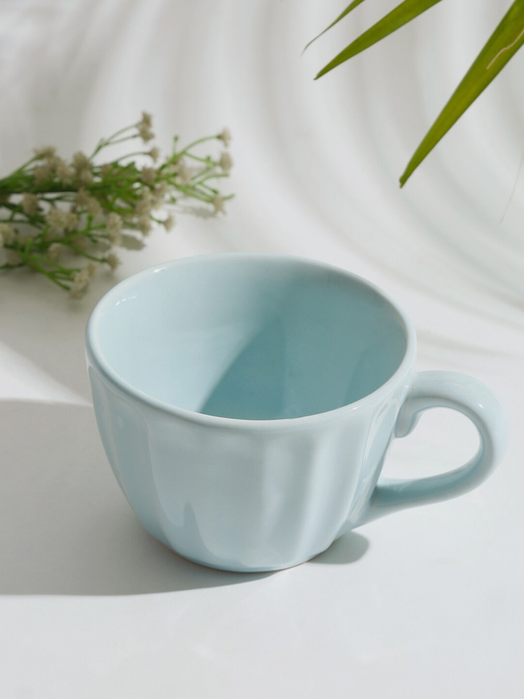 

Fabindia Blue 1 Pieces Handcrafted Textured Ceramic Glossy Bowls