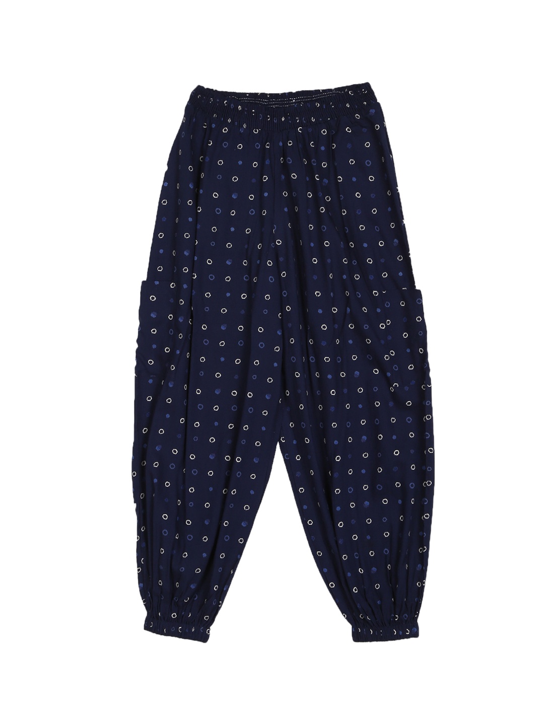 

Cherokee Girls Blue Printed Pleated Joggers Trousers