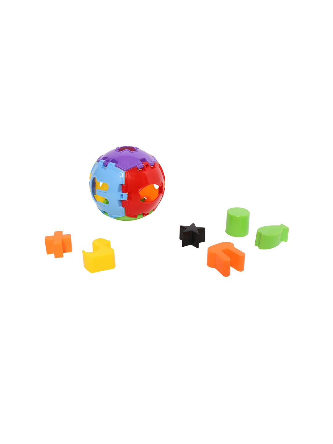 

POKORY Kids Red & Green Building Blocks In Plastic Ball Toy