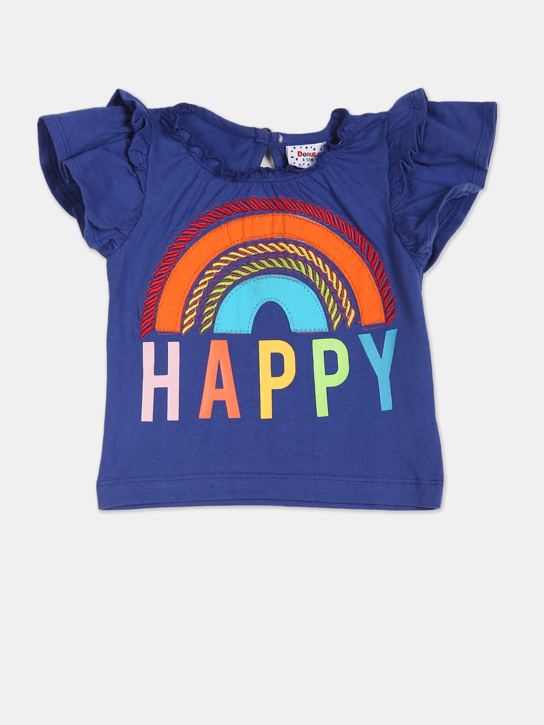 

Donuts Blue Applique Regular Top