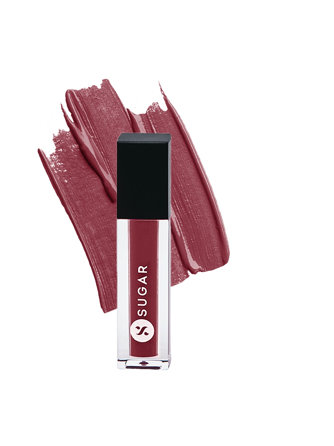 

SUGAR Smudge Me Not Mini Liquid Matte Lipstick with Vitamin E 1.1ml - 04 Plum Yum, Nude