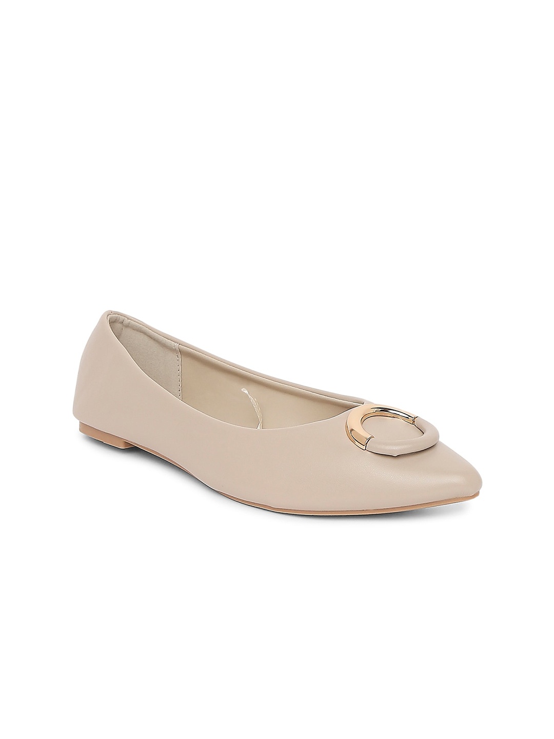 

Forever Glam by Pantaloons Women Taupe Ballerinas Flats