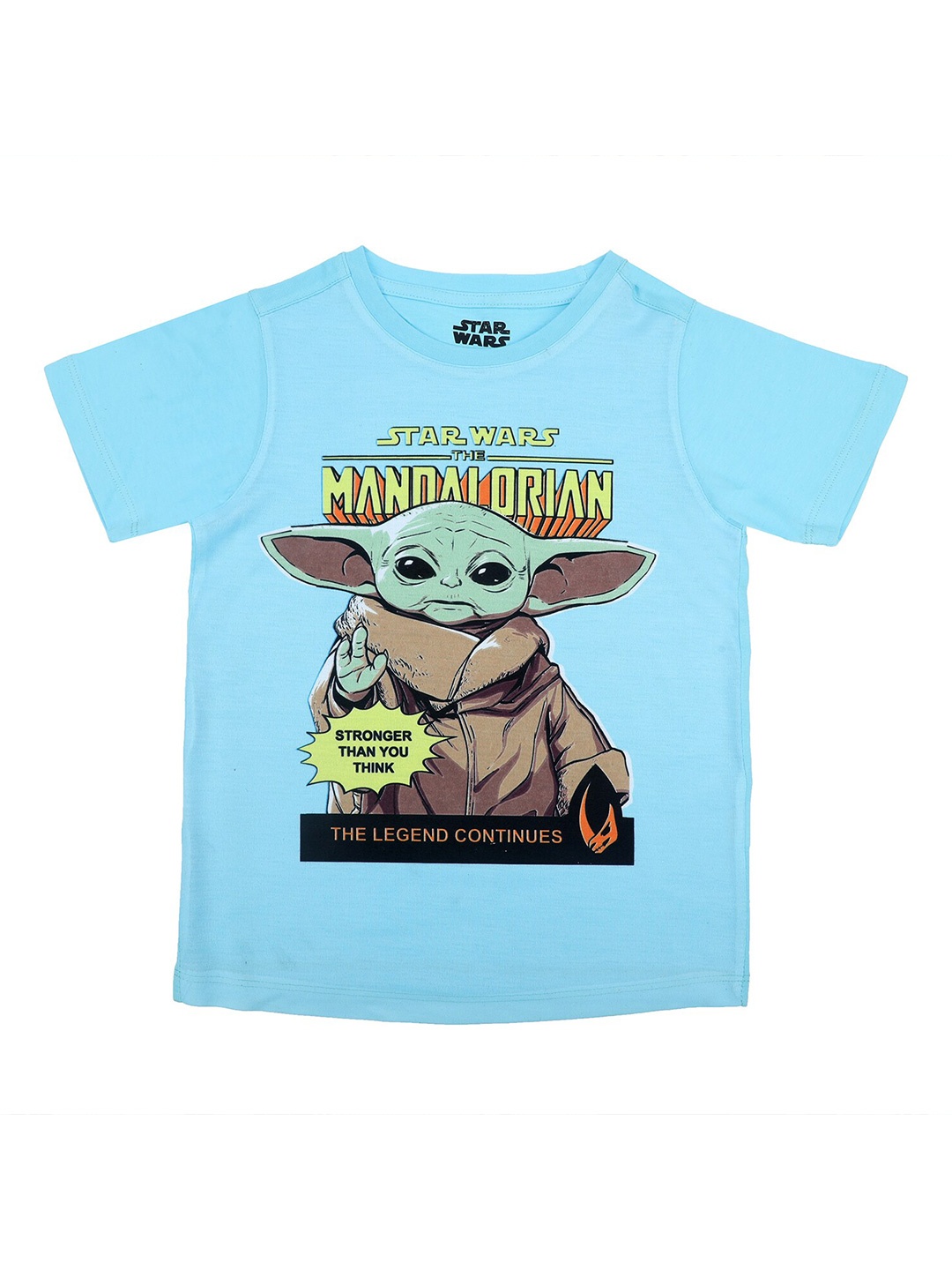 

Star Wars by Wear Your Mind Boys Blue Printed Applique T-shirt