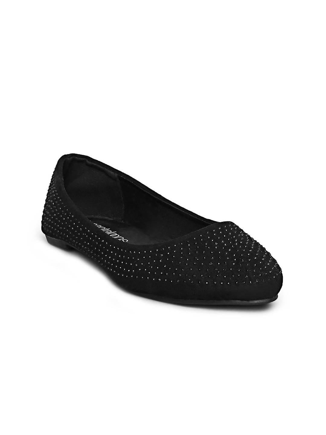

Pantaloons Junior Girls Black Embellished Ballerinas Flats