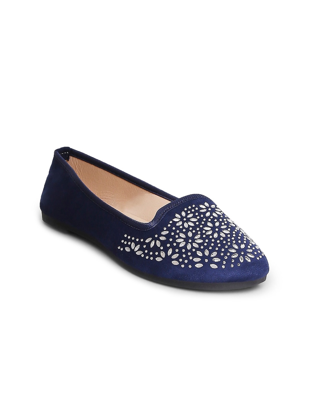 

Pantaloons Junior Girls Navy Blue Embellished Ballerinas Flats