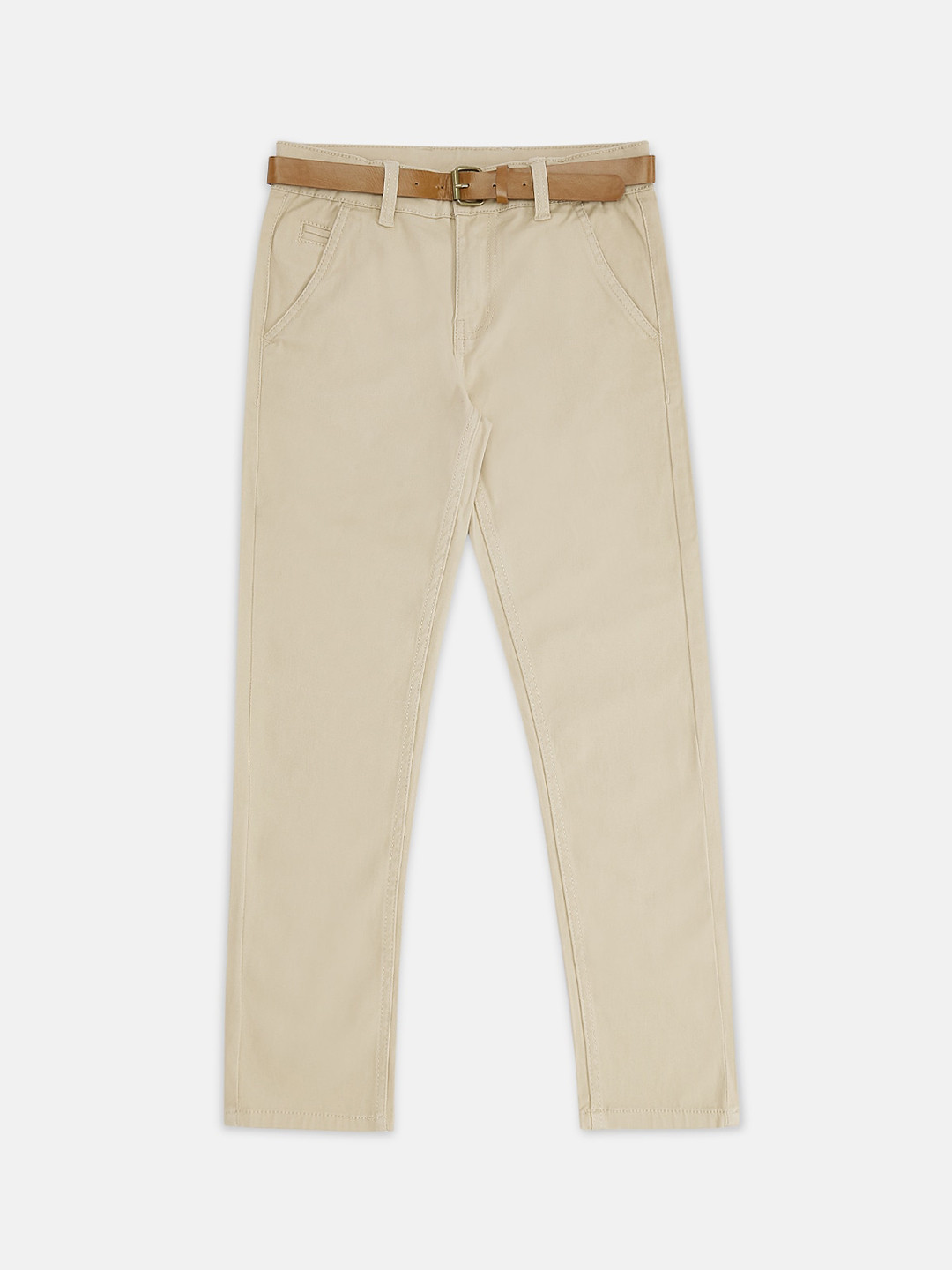 

Pantaloons Junior Boys Beige Chinos Trousers