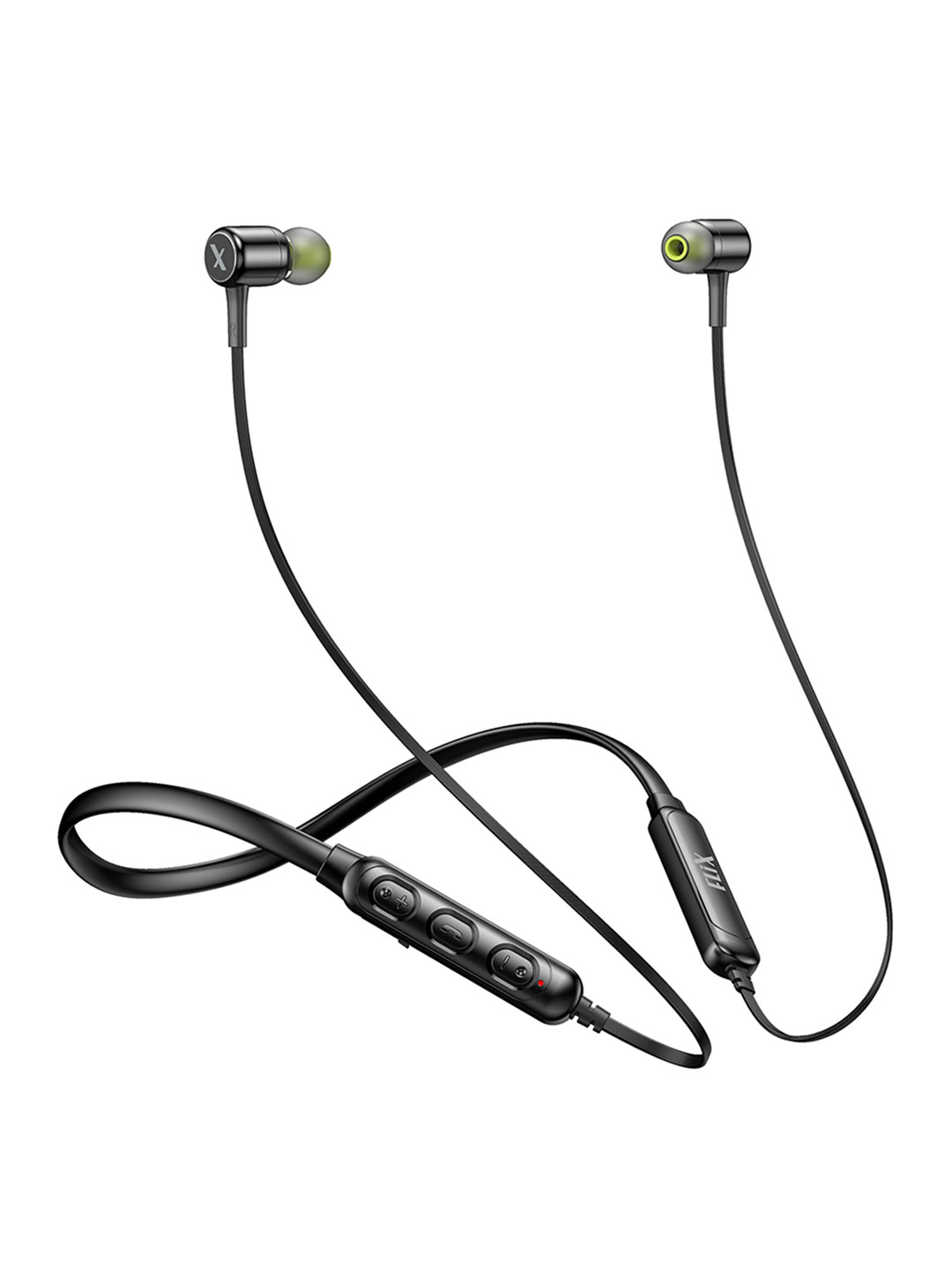 

FLiX Unisex Black Solid Wireless Headphones XNB-N103