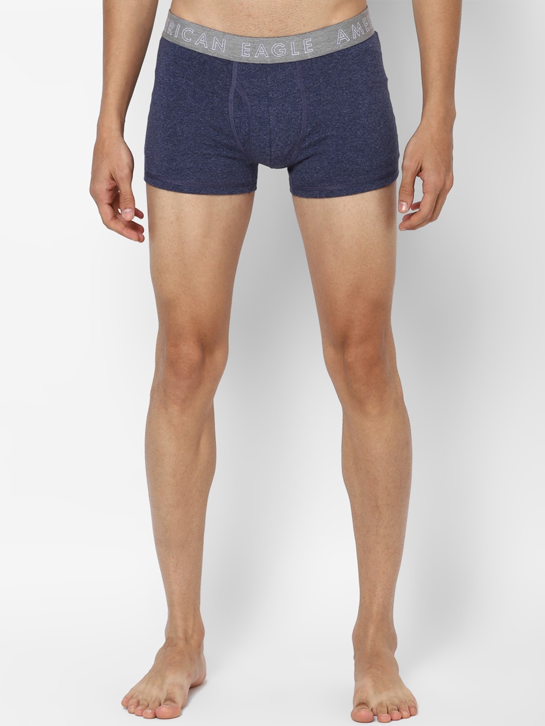 

AMERICAN EAGLE OUTFITTERS Men Blue Solid Trunks