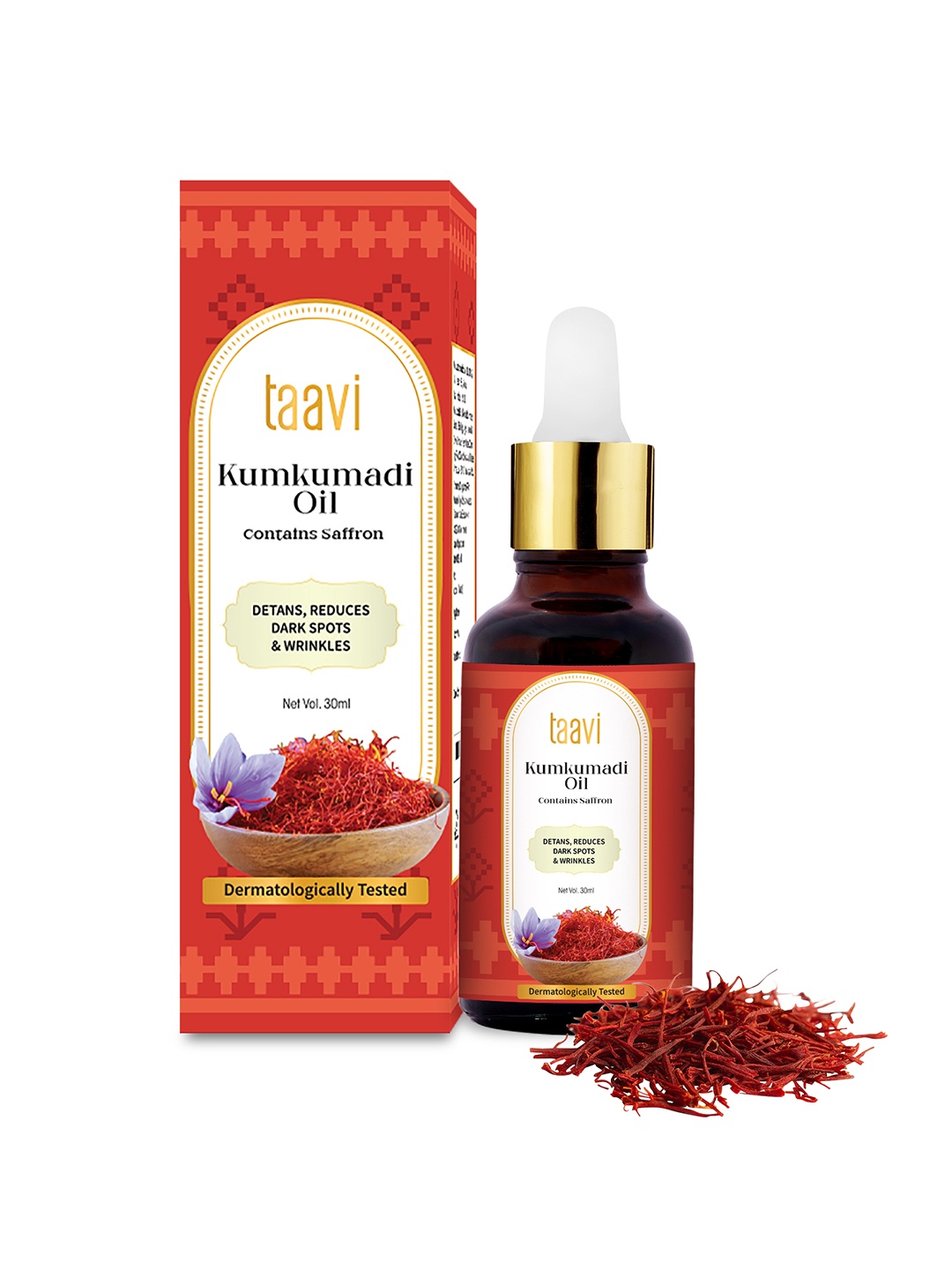 

Taavi Kumkumadi Face Oil 30 ml, Brown