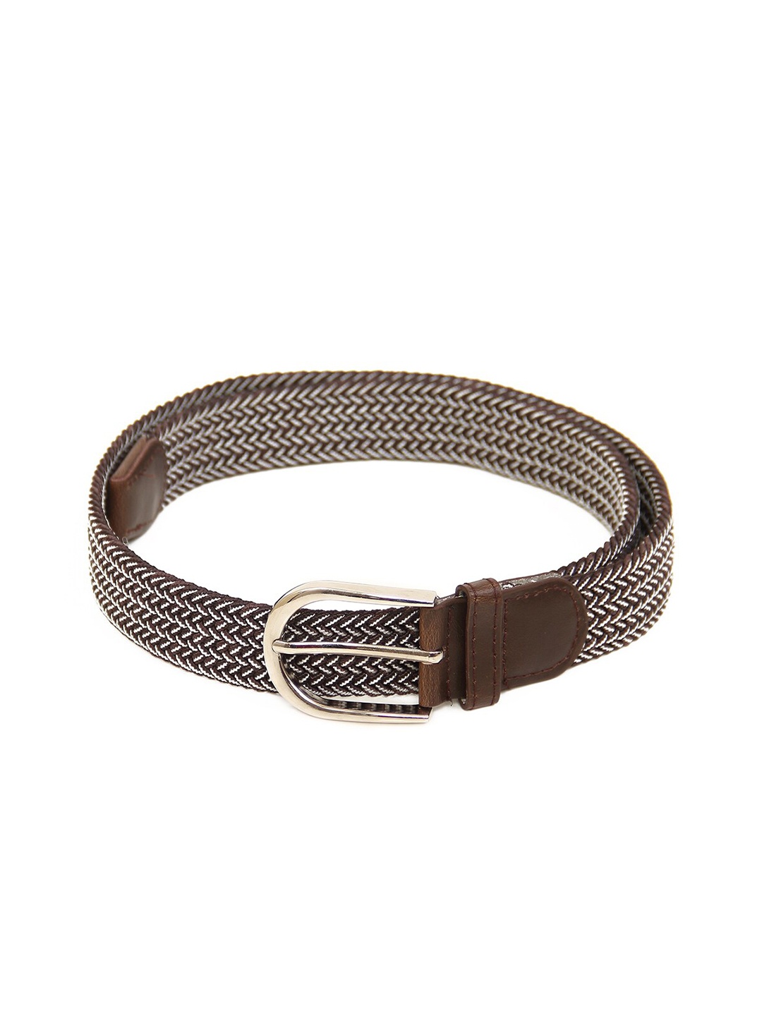 Calvadoss Boys Brown Braided Belt
