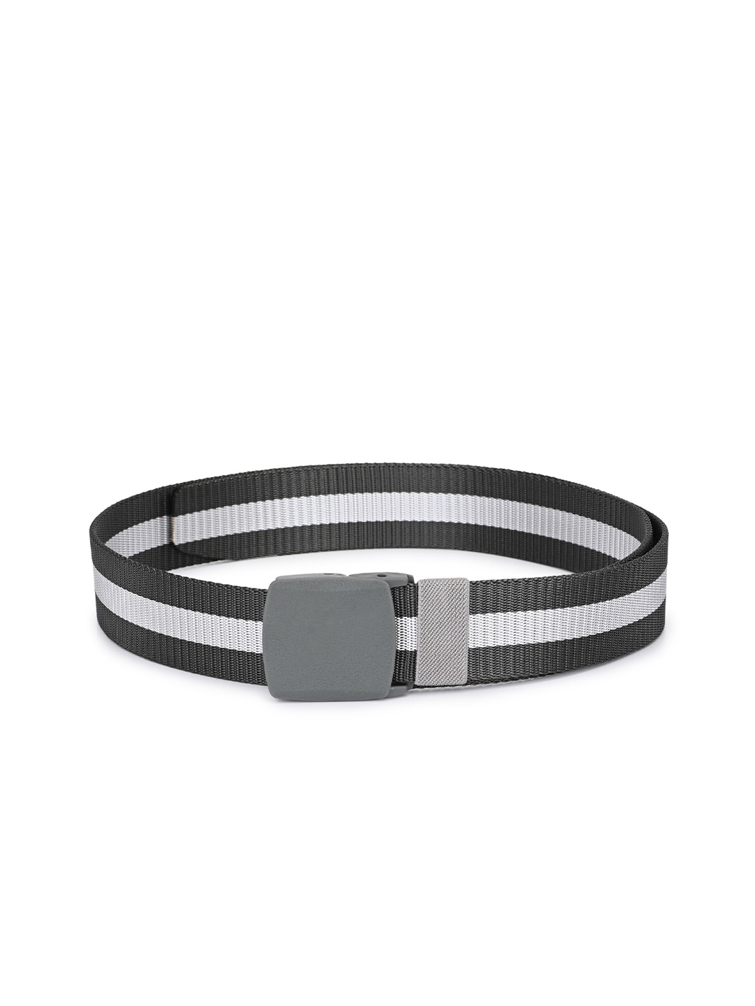 

Calvadoss Boys Grey Striped Belt