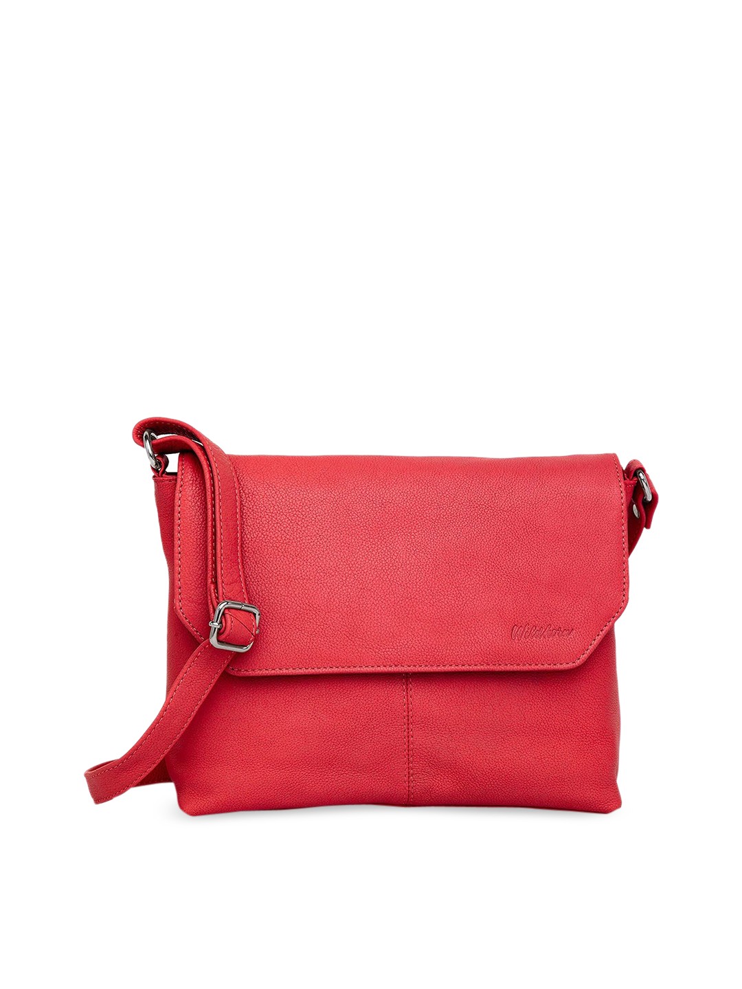 

WildHorn Women Red Leather Swagger Sling Bag