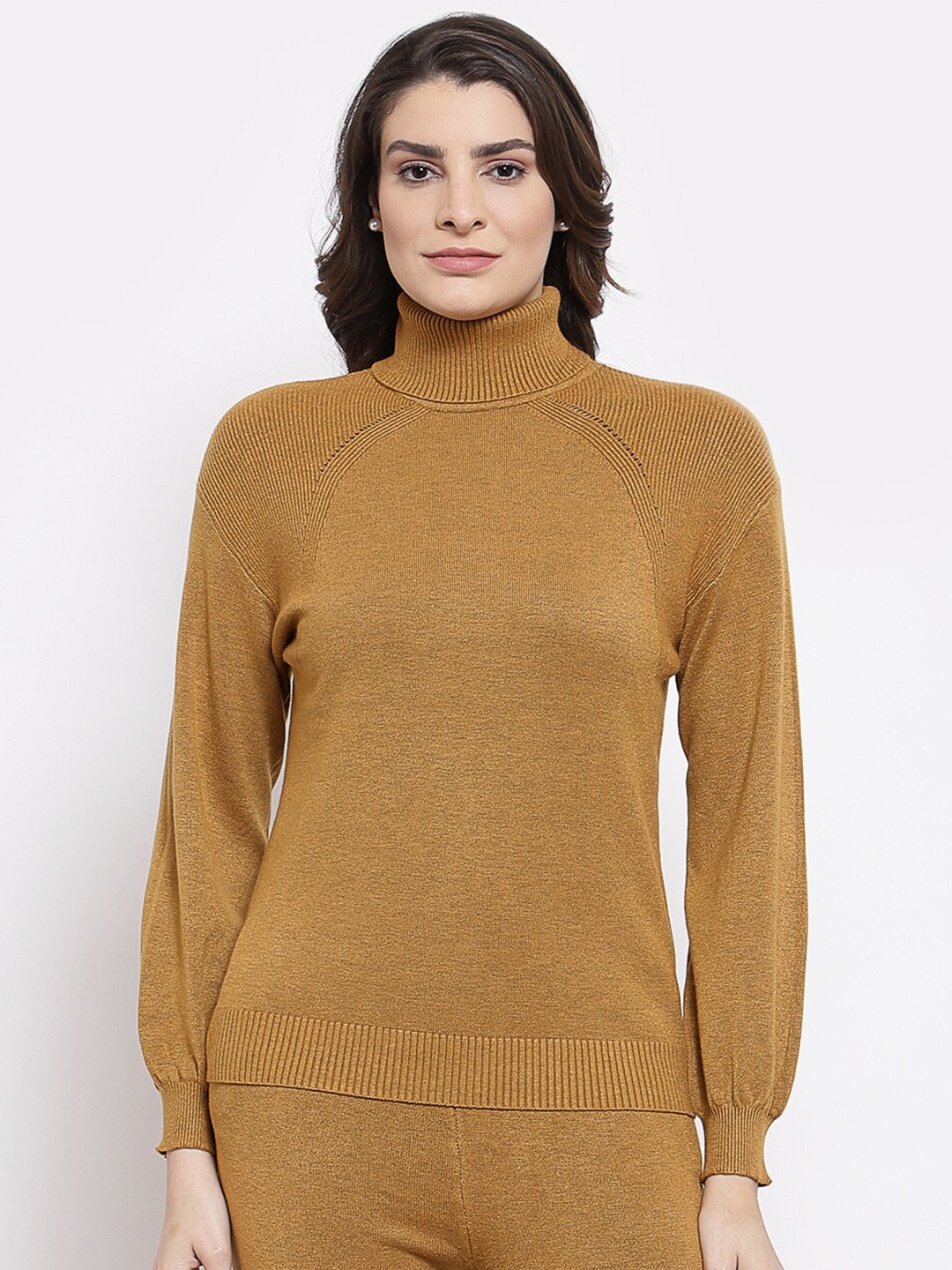 

Mafadeny Women Mustard Pullover