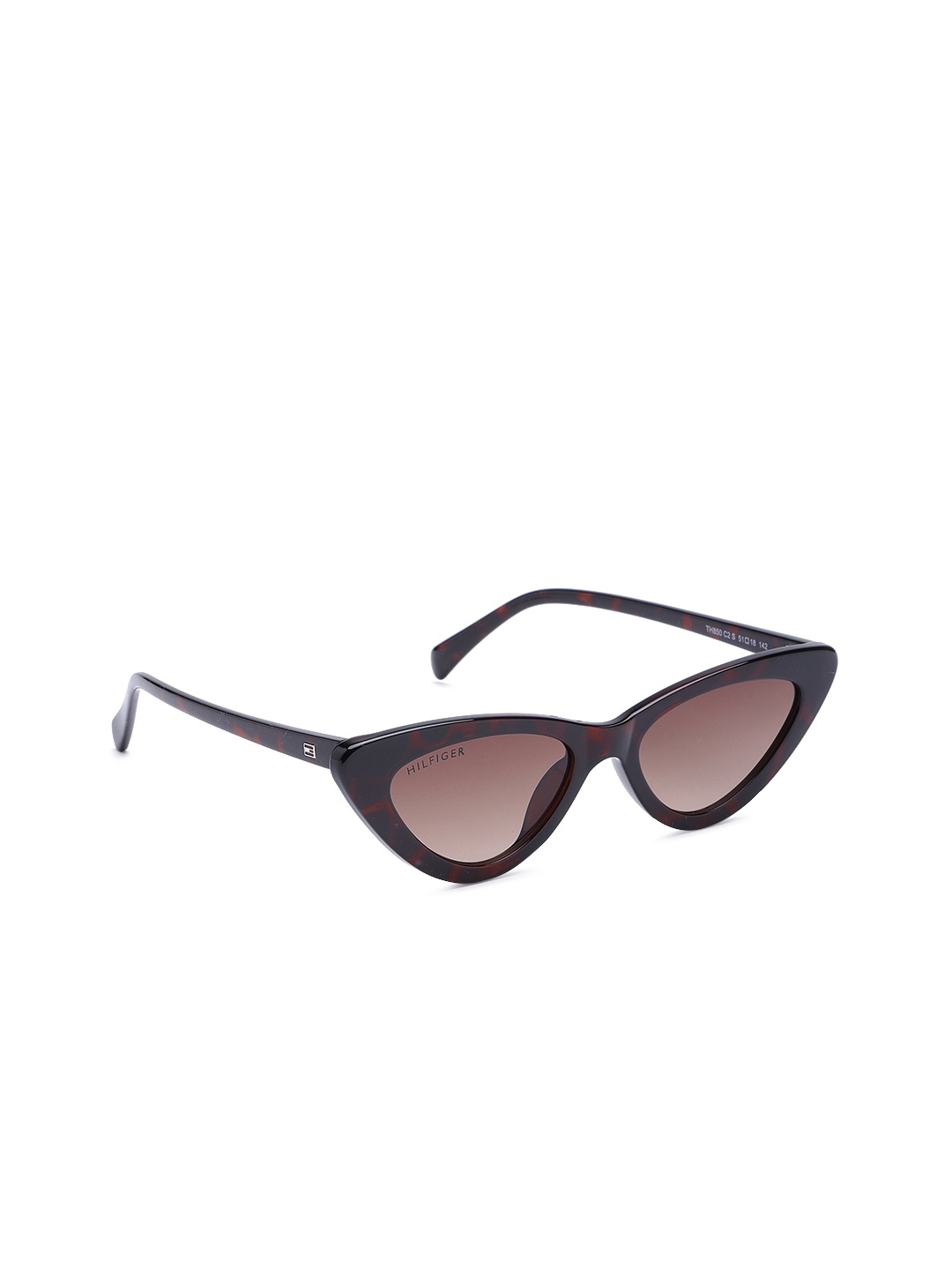 

Tommy Hilfiger Women Brown Lens & Cateye Sunglasses with UV Protected Lens TH 850 C2 S