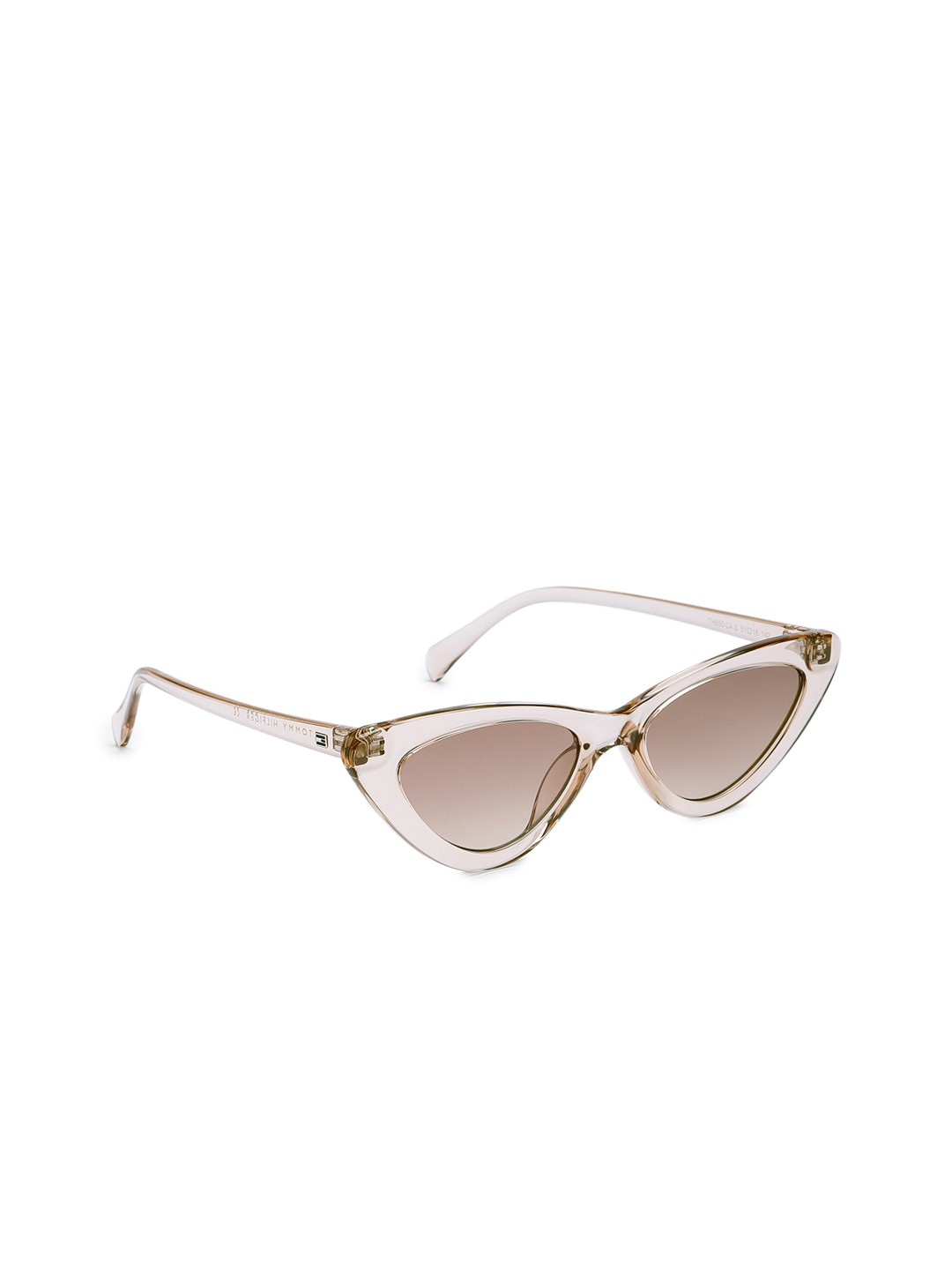

Tommy Hilfiger Women Brown Lens & Cateye Sunglasses with UV Protected Lens TH 850 C4 S