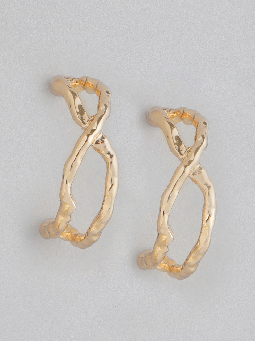 

Forever New Gold-Toned Classic Hoop Earrings