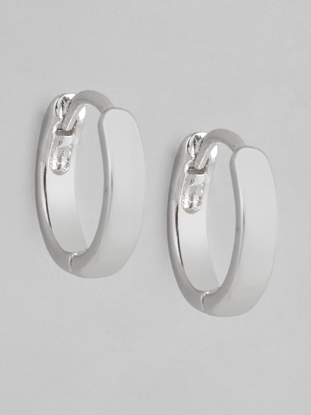 

Forever New Silver-Toned Circular Hoop Earrings