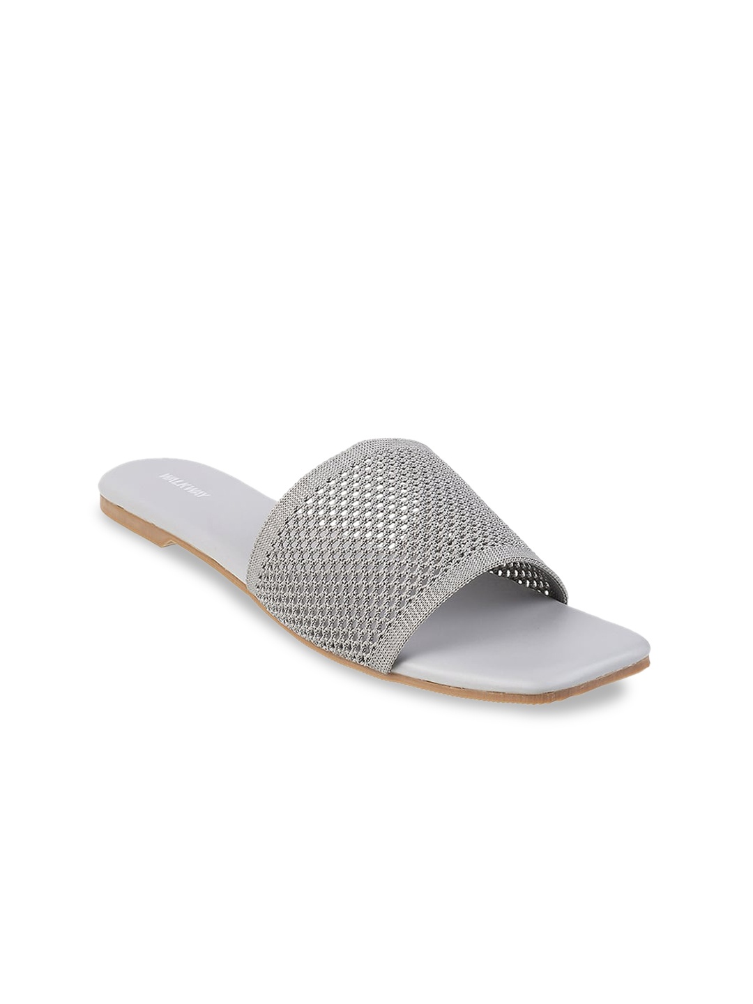 WALKWAY by Metro Women Grey Open Toe Flats