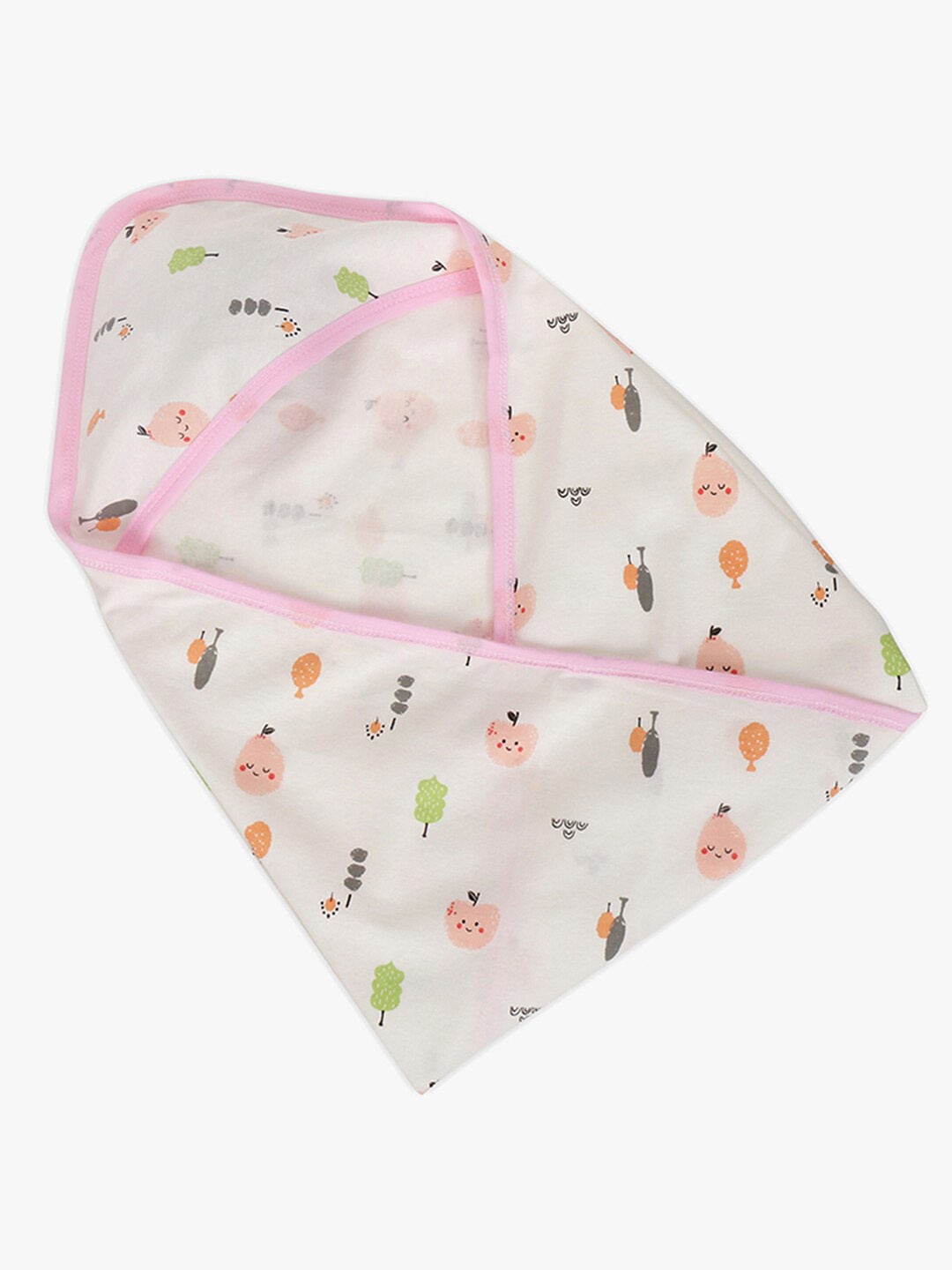 

Pokory Infants Pink Wrapper Cum Towel