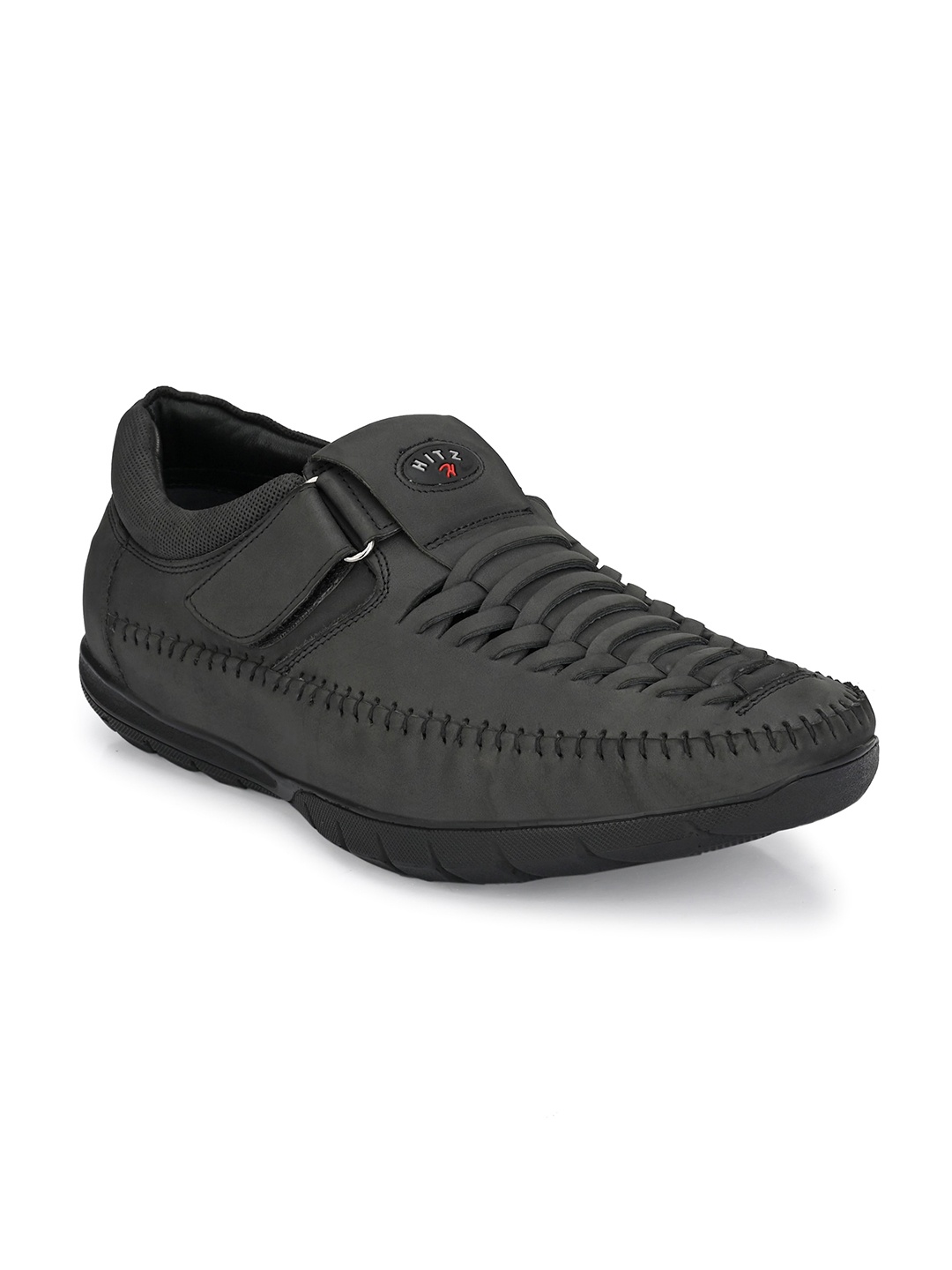 

Hitz Men Black Shoe-Style Sandals
