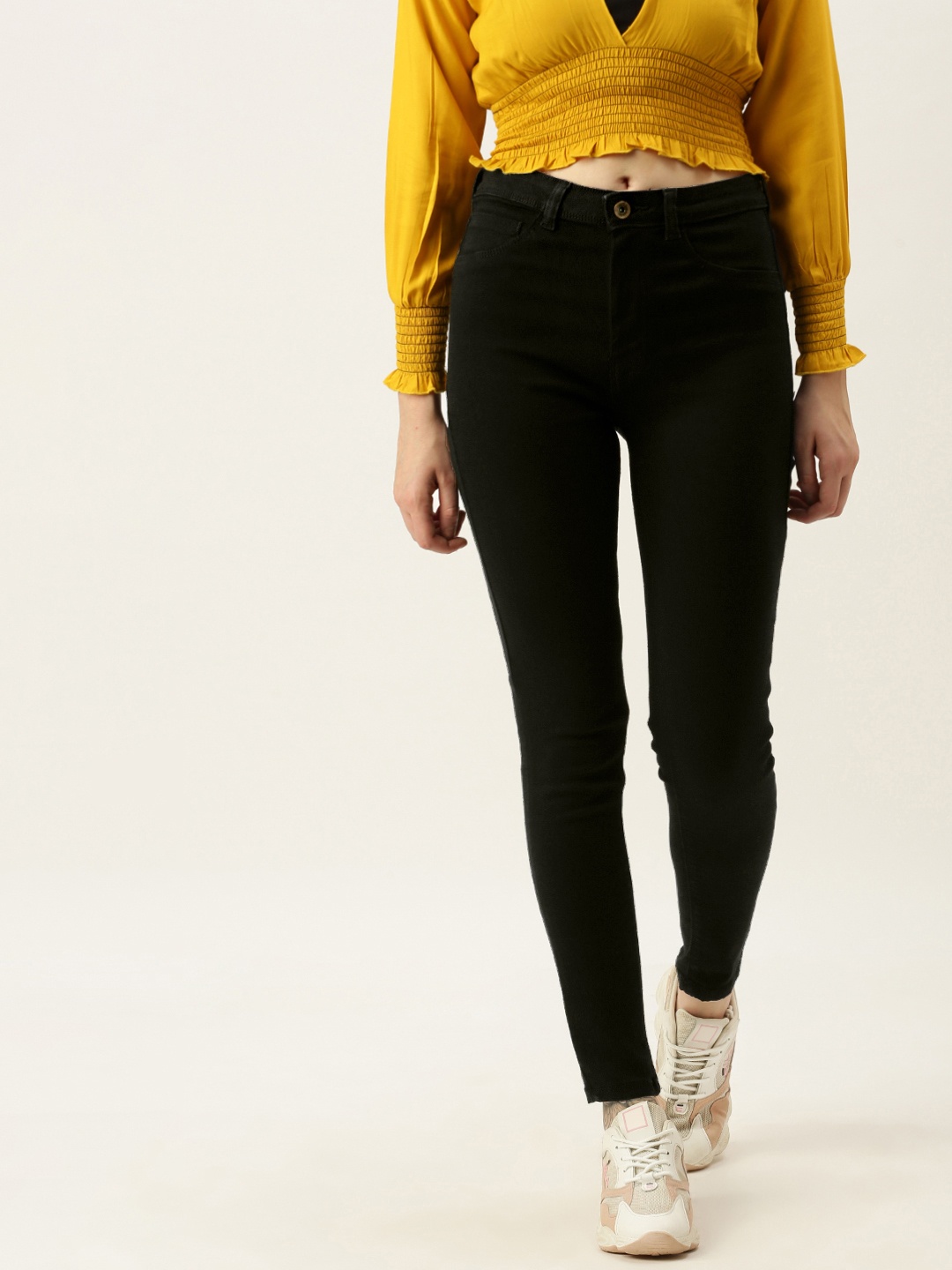 

Flying Machine Women Black Betty Jegging Fit High-Rise Stretchable Jeans