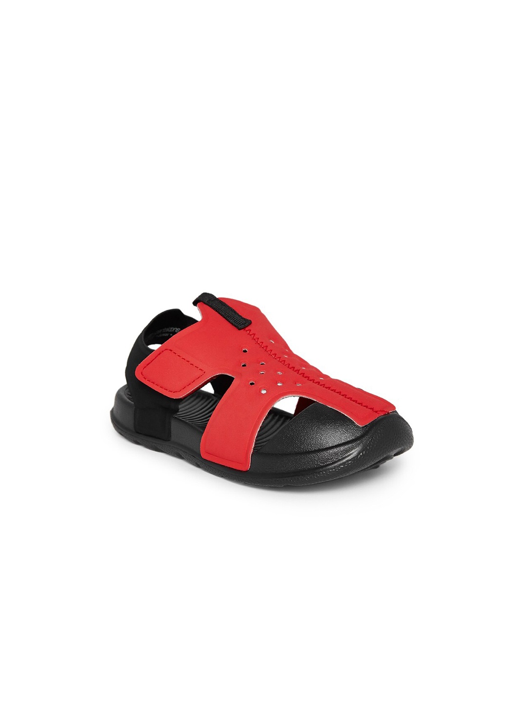 Pantaloons Junior Boys Red & Black Comfort Sandals