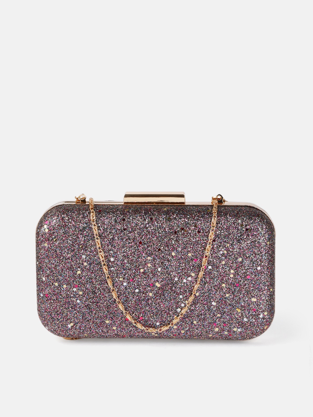 

DressBerry Multicoloured Box Clutch, Multi