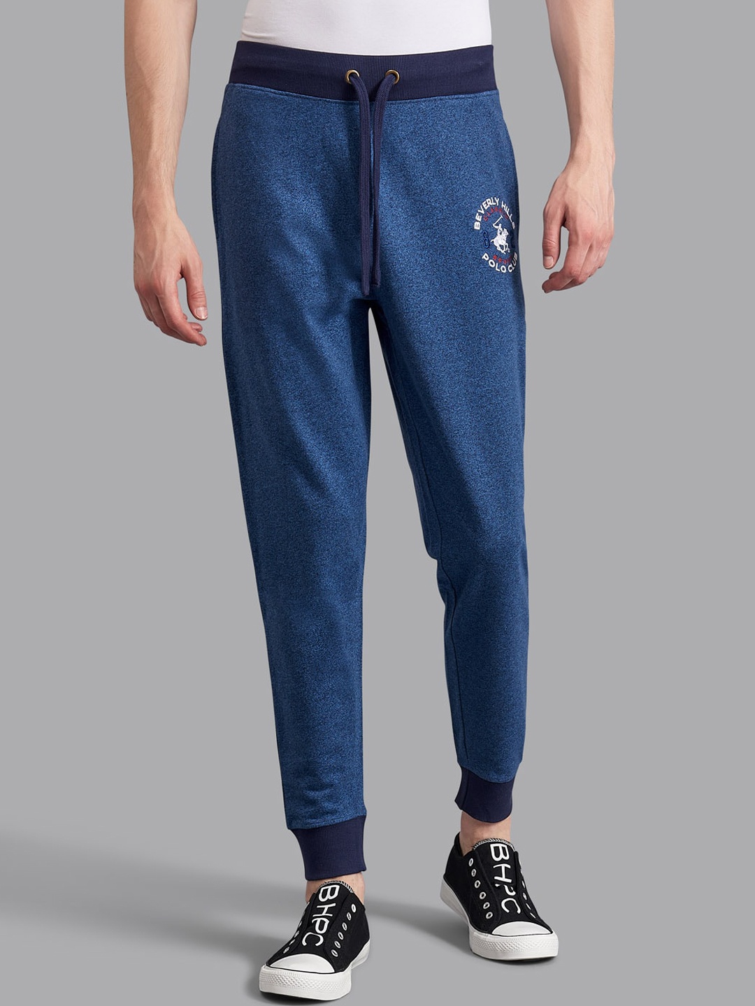 

Beverly Hills Polo Club Men Navy Blue Straight Fit Cotton Joggers