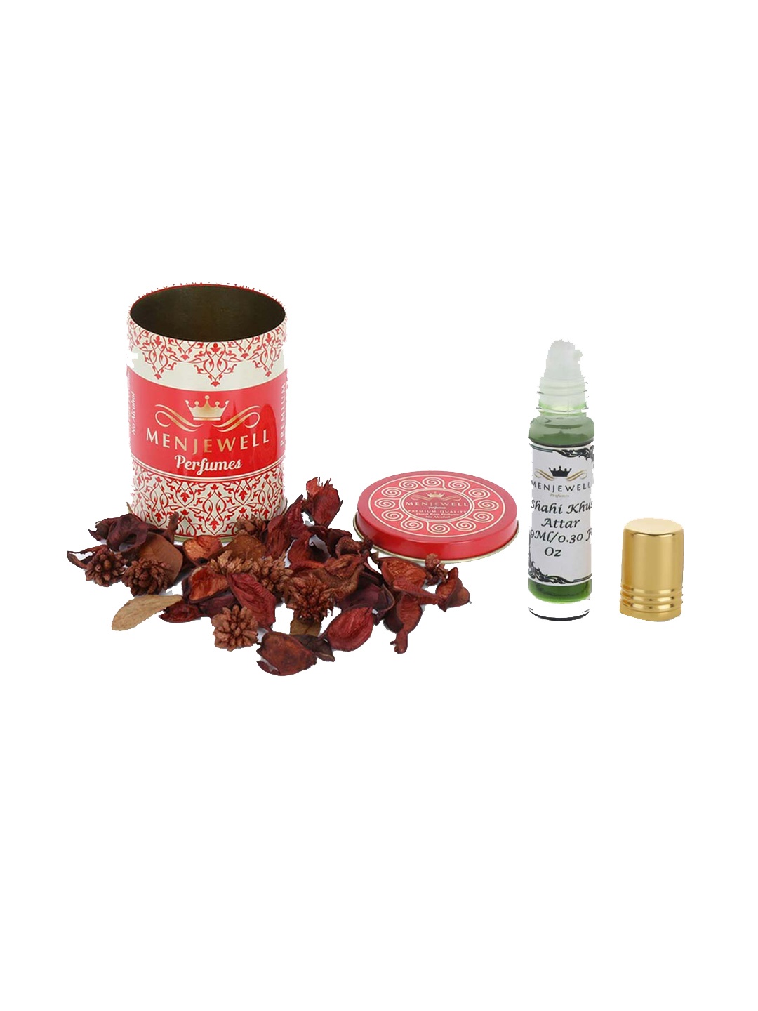 

Menjewell Unisex Fragrance Shahi Khus Long Lasting Perfume - 9 ml, Transparent