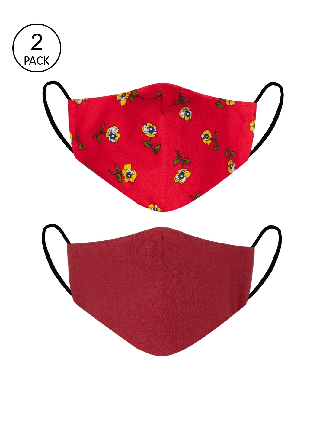 

VEA Kids Pack of 2 Soft Cotton 5 Layered Filtration Face Mask, Multi