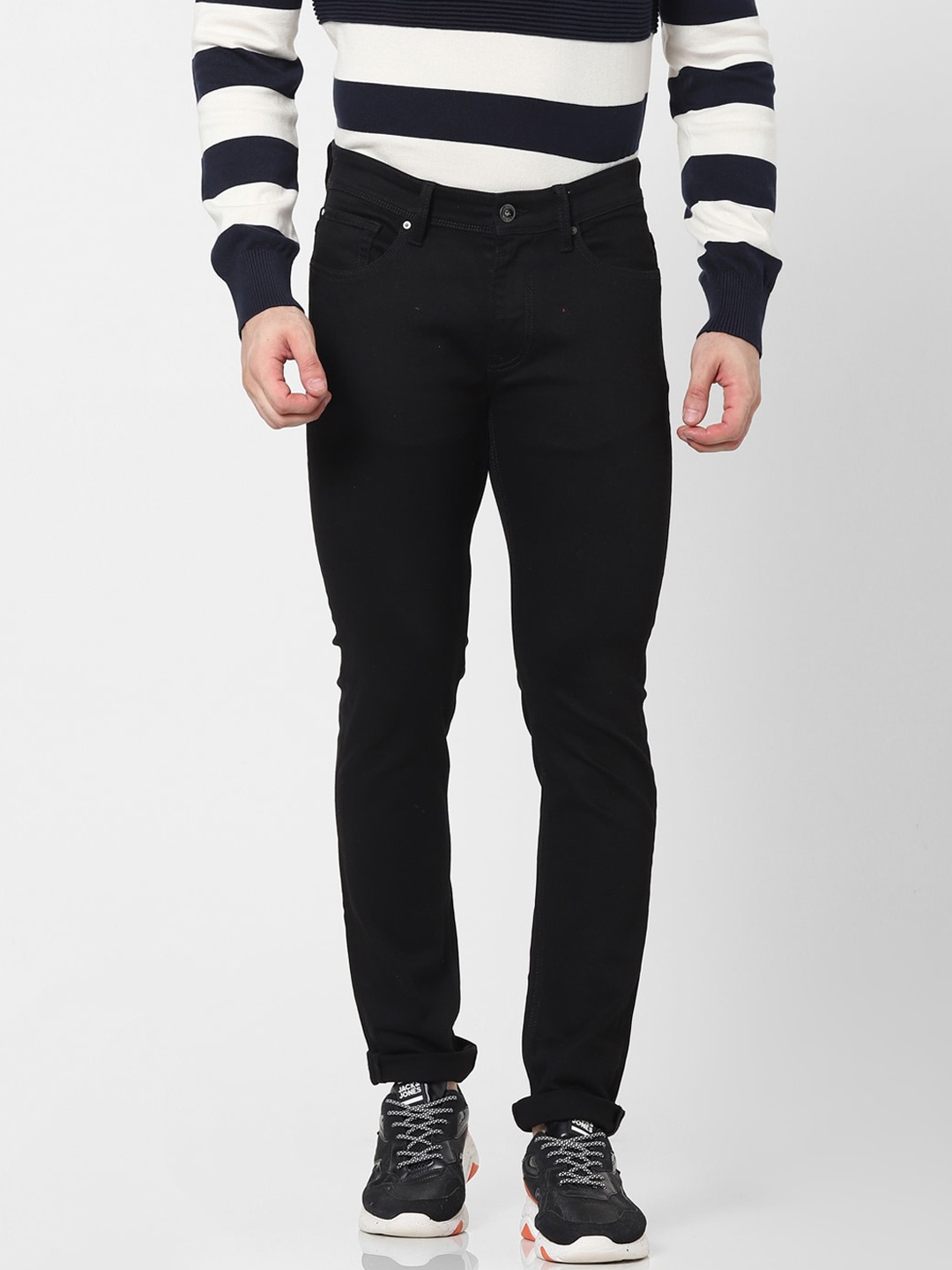

Celio Men Black Solid Mid-Rise Slim Fit Jeans