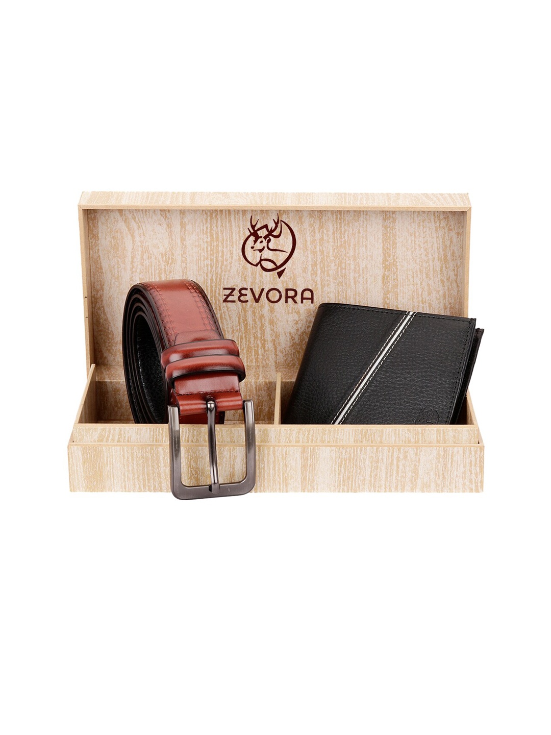 

ZEVORA Men Accessory Gift Set, Maroon