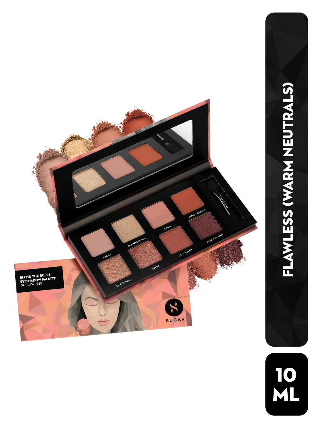 

SUGAR Blend The Rules Eyeshadow Palette 10.4 g - Flawless 01, Multi