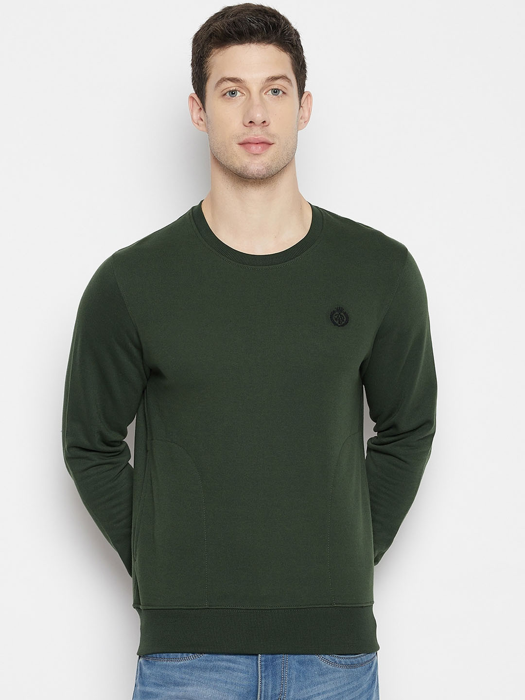 

Adobe Men Green Sweatshirt