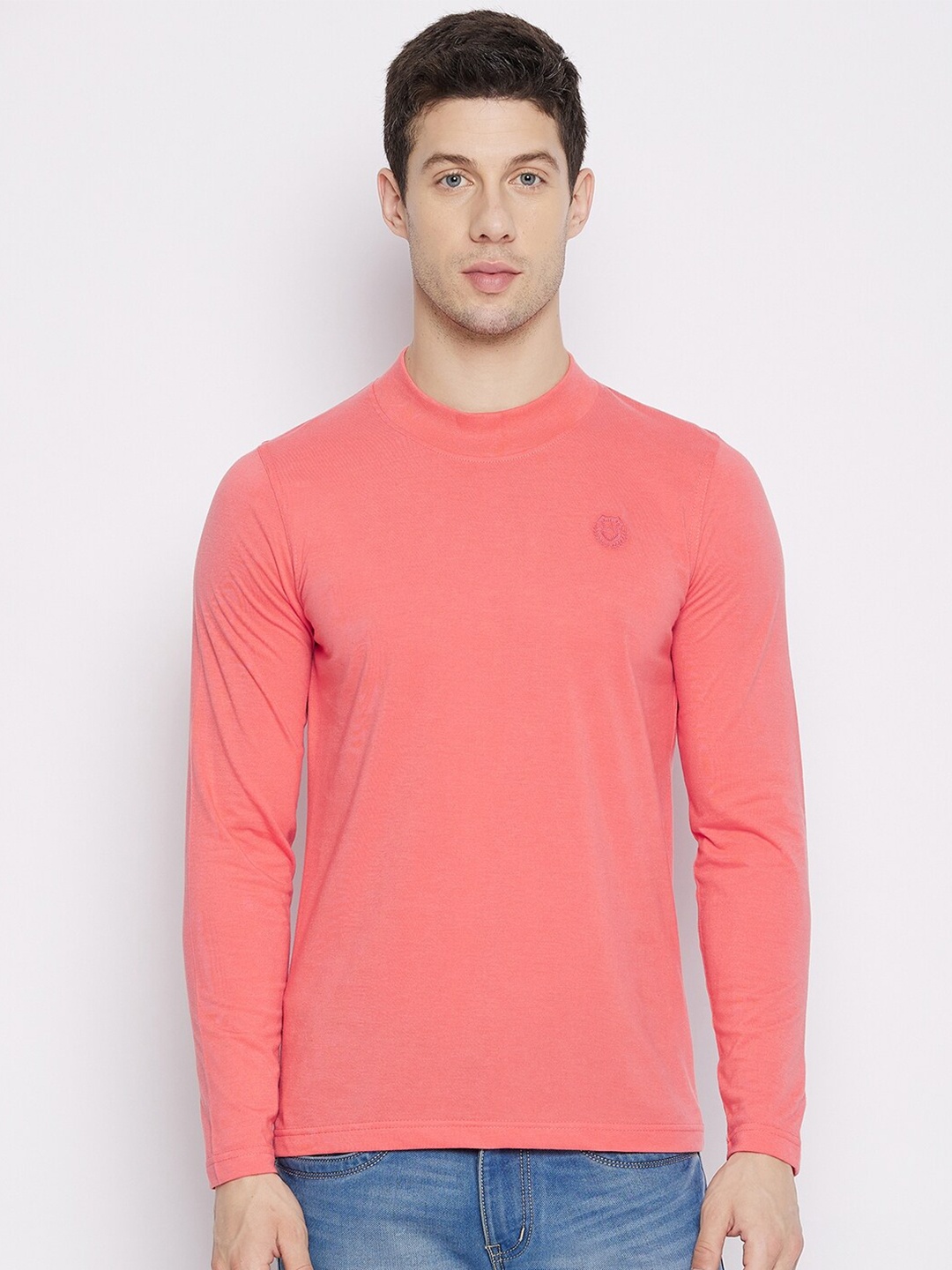 

Adobe Men Peach-Coloured T-shirt