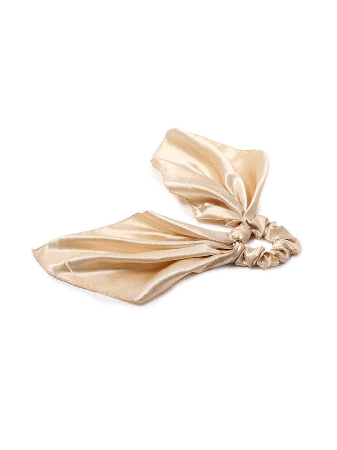 

FOREVER 21 Women Cream-Coloured Bow Ponytail Holders