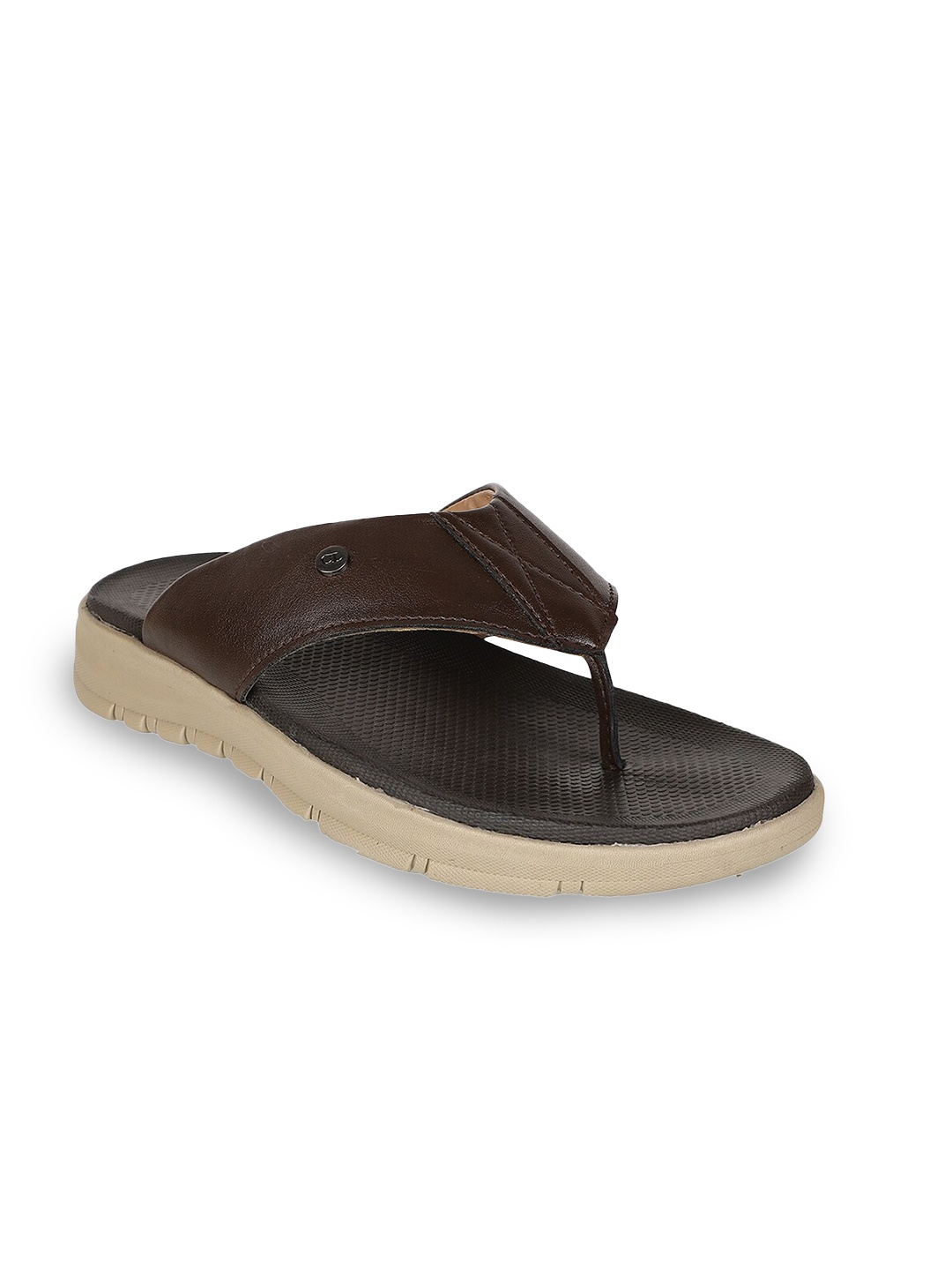 

Carlton London Men Brown Comfort Sandals