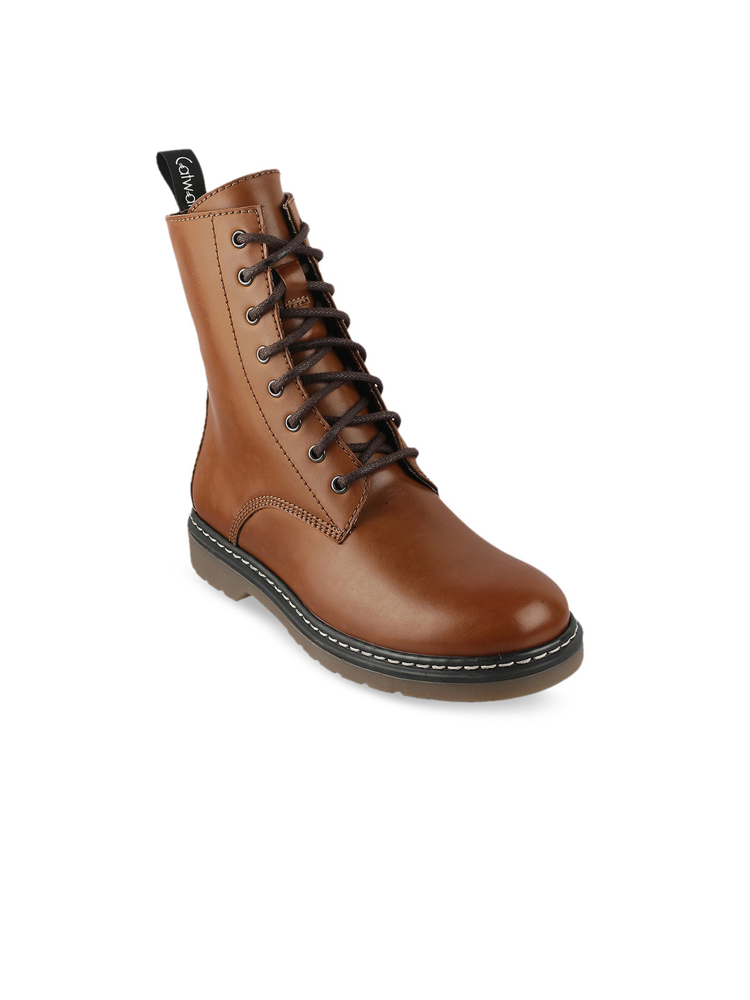 

Catwalk Women Tan Kitten Heeled Boots