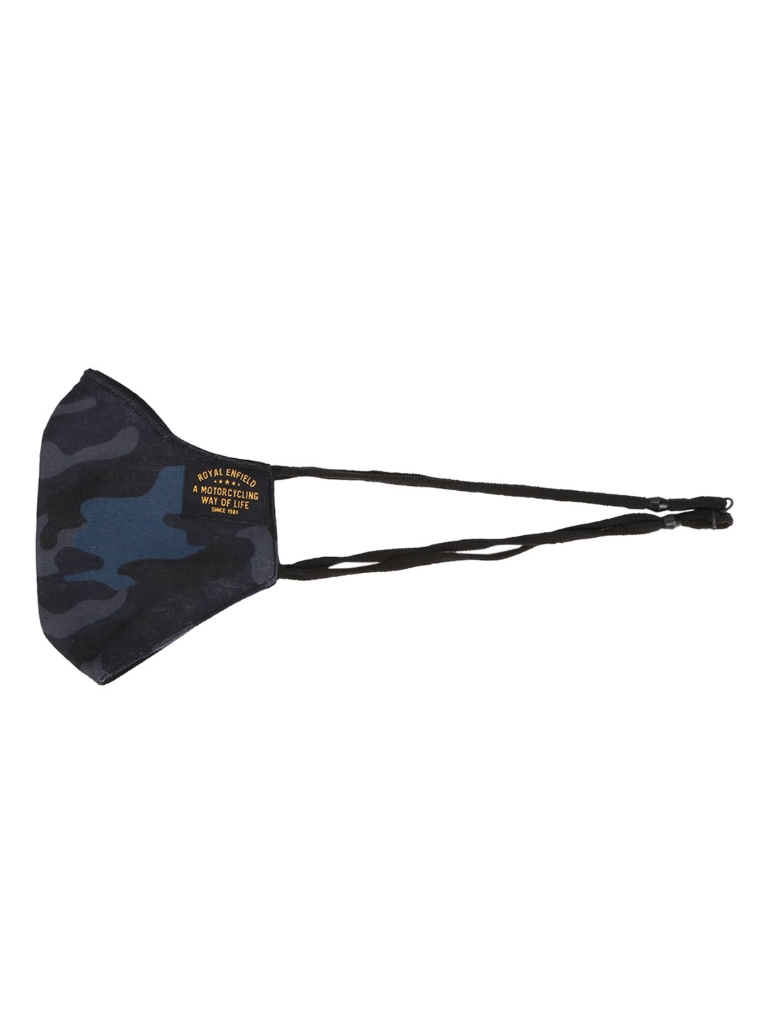 

Royal Enfield Unisex Navy Blue Camouflage Printed Cotton Outdoor Cloth Mask