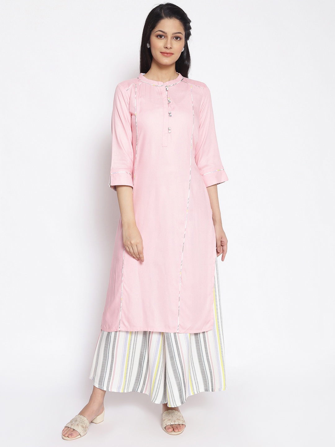 

AURELIA Women Pink Kurta
