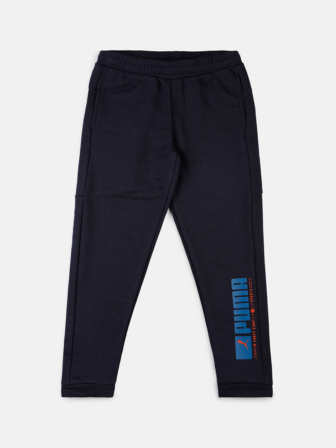 

Puma Boys Navy Blue Solid Track Pants