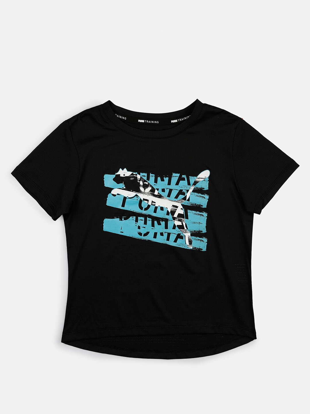 

Puma Girls Runtrain T-Shirt, Black