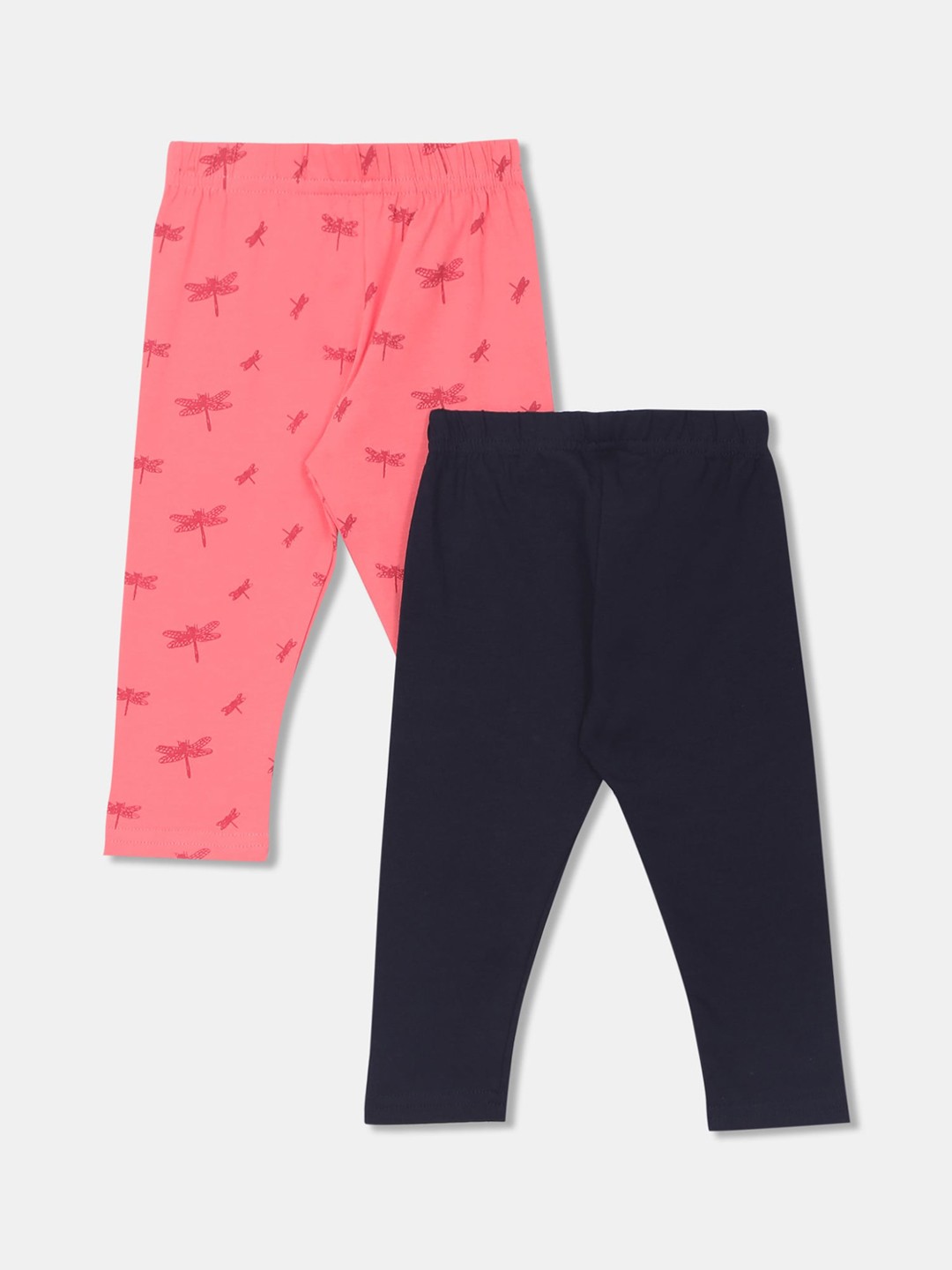 

Donuts Girls Pack Of 2 Assorted Mid Rise Leggings, Multi