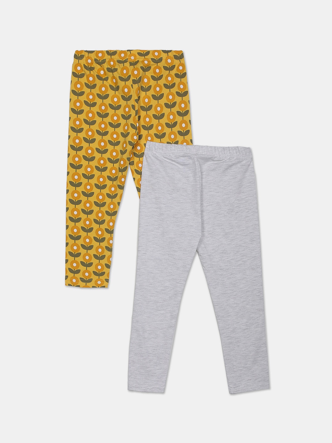 

Donuts Infant Girls Pack Of 2 Ankle-Length Leggings, Grey