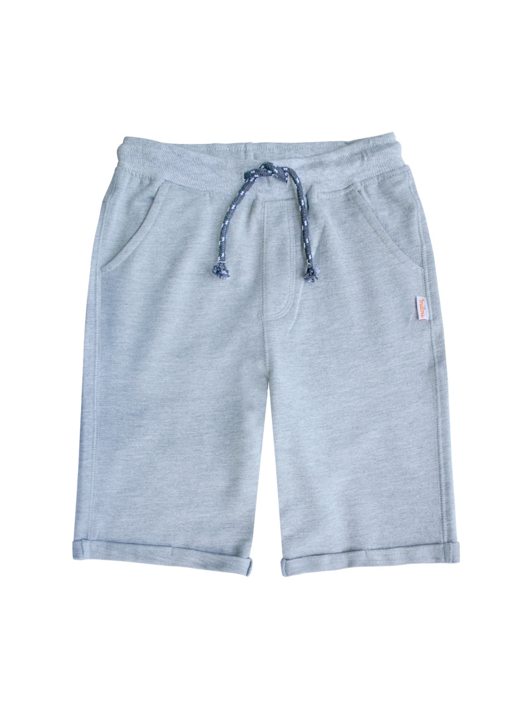 milou Boys Grey Melange Regular Shorts